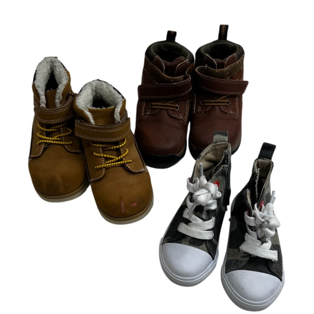 Kids Brown and Cami Shoes Set